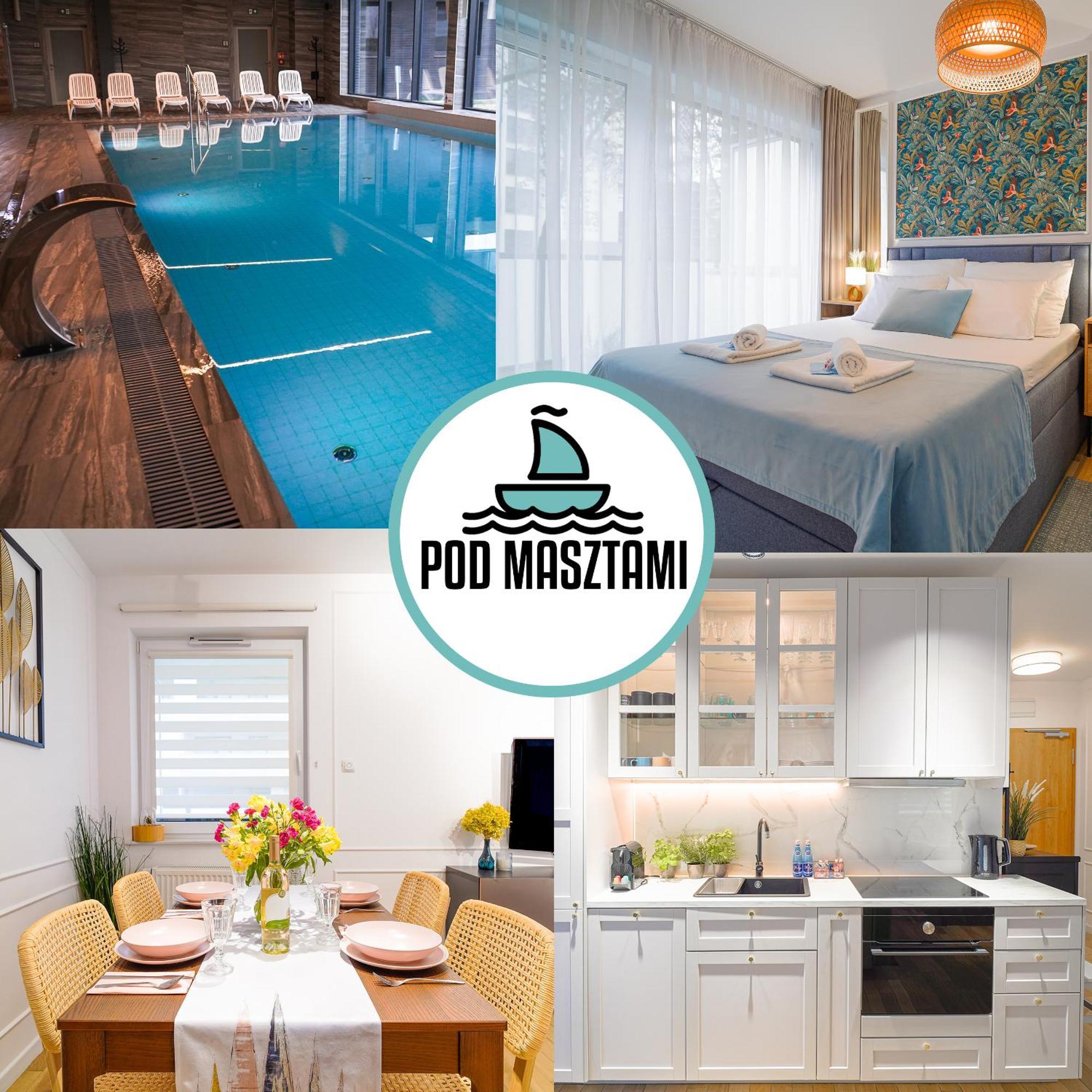 Lulu Apartments - Pod Masztami - Apartament Dwupokojowy - Basen Silownia Parking Колобжег Екстер'єр фото